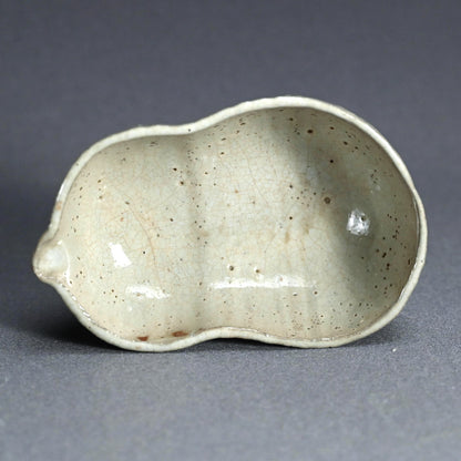 Rare Edo p. Kiyomizu Shiro-Bizen Mukozuke Dish Set