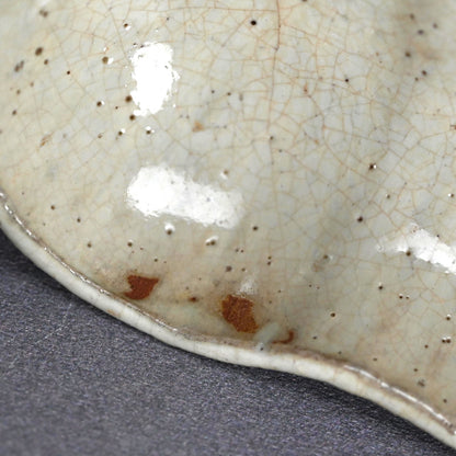 Rare Edo p. Kiyomizu Shiro-Bizen Mukozuke Dish Set