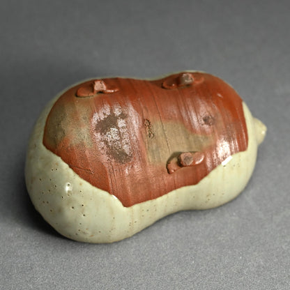 Rare Edo p. Kiyomizu Shiro-Bizen Mukozuke Dish Set