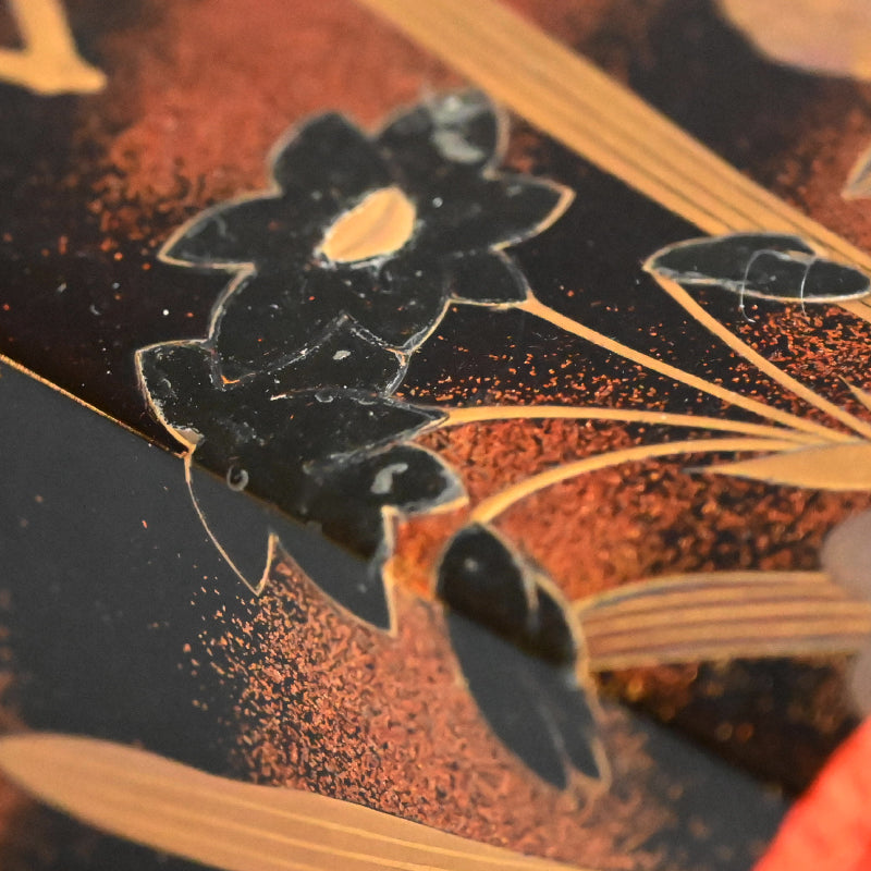 Later Edo period Lacquer Box, Plum Blossoms