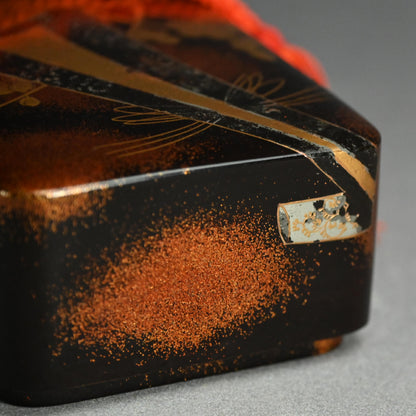 Later Edo period Lacquer Box, Plum Blossoms