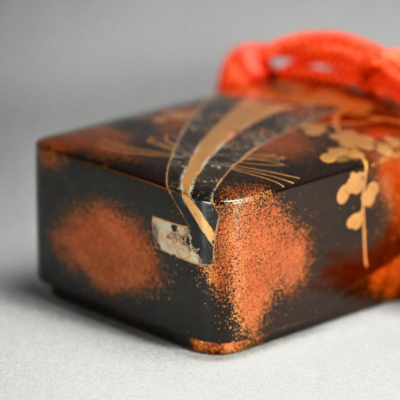 Later Edo period Lacquer Box, Plum Blossoms