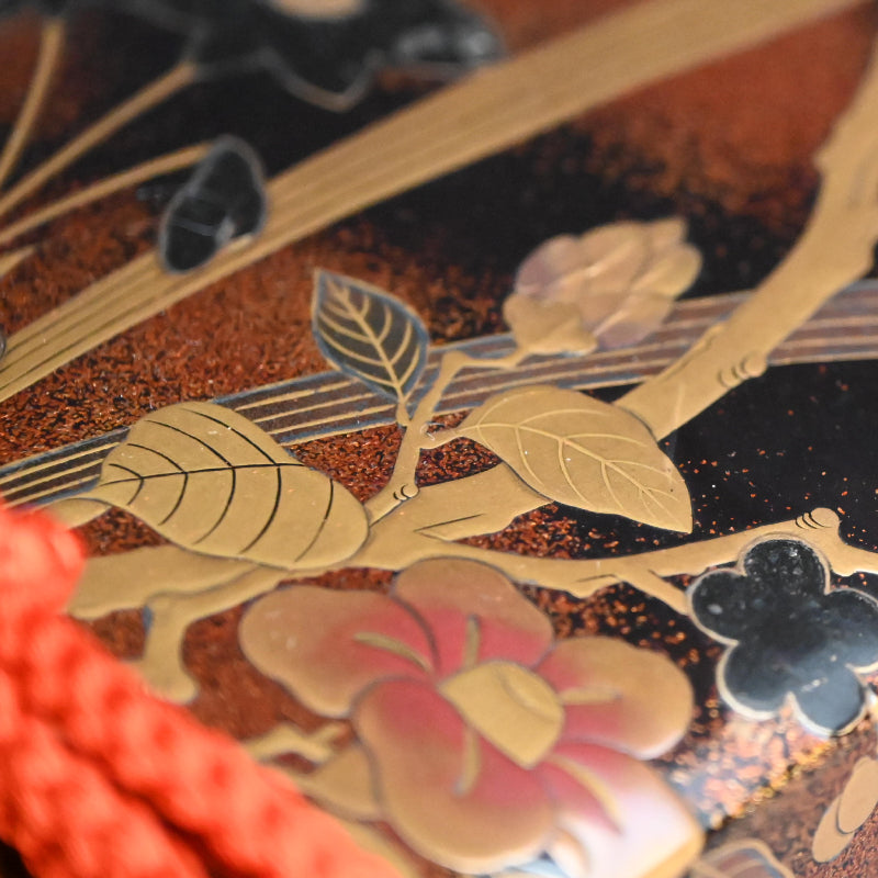 Later Edo period Lacquer Box, Plum Blossoms