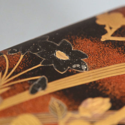 Later Edo period Lacquer Box, Plum Blossoms