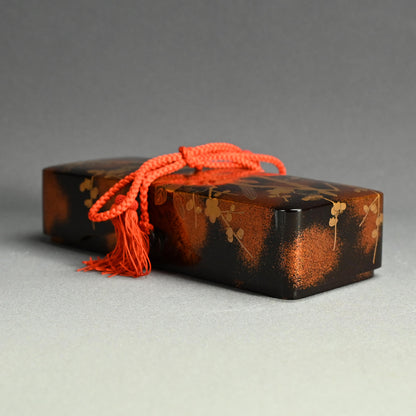 Later Edo period Lacquer Box, Plum Blossoms