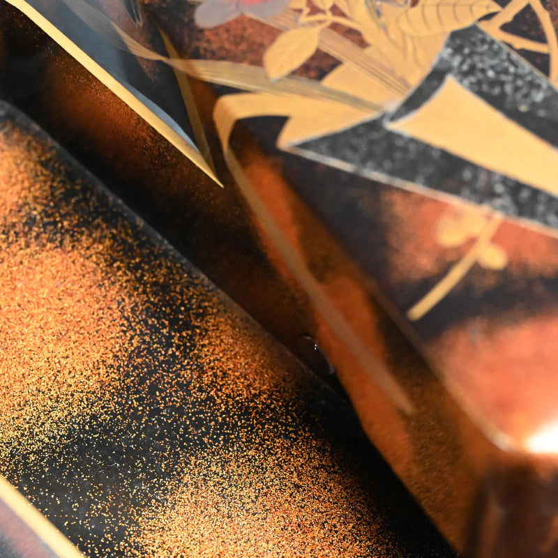 Later Edo period Lacquer Box, Plum Blossoms