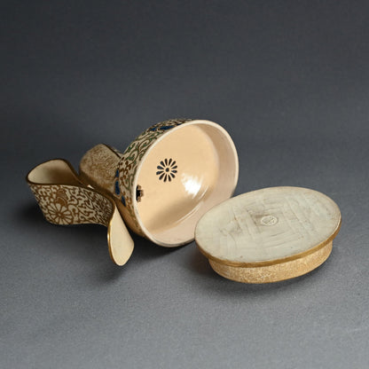 十四世善五郎 冠香炉 ー永樂 妙全「冠香炉」