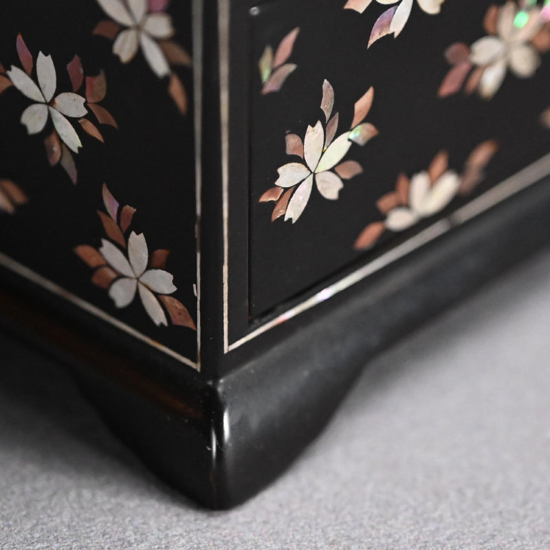 Meiji Imperial Gift Box, Lacquer and Mother-of-Pearl Inlay