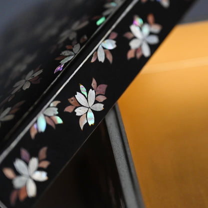 Meiji Imperial Gift Box, Lacquer and Mother-of-Pearl Inlay