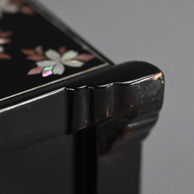 Meiji Imperial Gift Box, Lacquer and Mother-of-Pearl Inlay