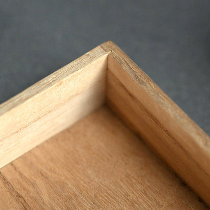 優美な木地塗り詩文カード箱