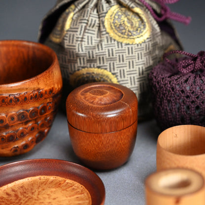 アンティーク竹煎茶セット ー中村宗悦