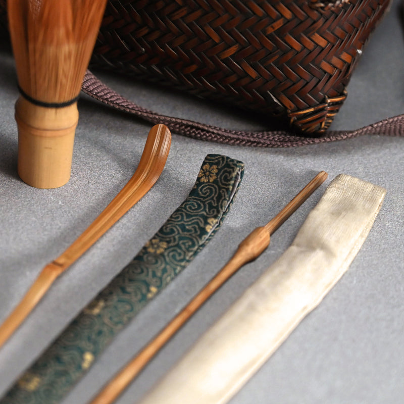 アンティーク竹煎茶セット ー中村宗悦