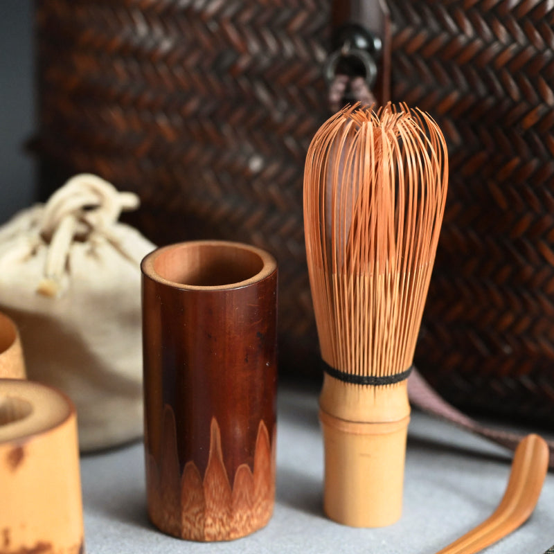 アンティーク竹煎茶セット ー中村宗悦