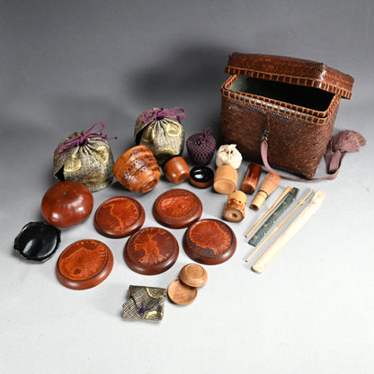 アンティーク竹煎茶セット ー中村宗悦