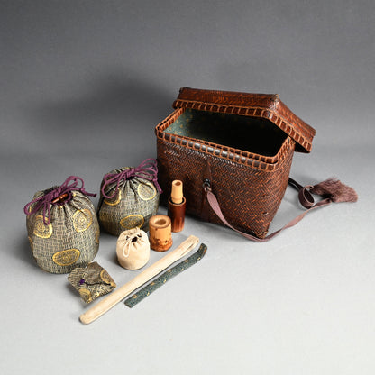 アンティーク竹煎茶セット ー中村宗悦