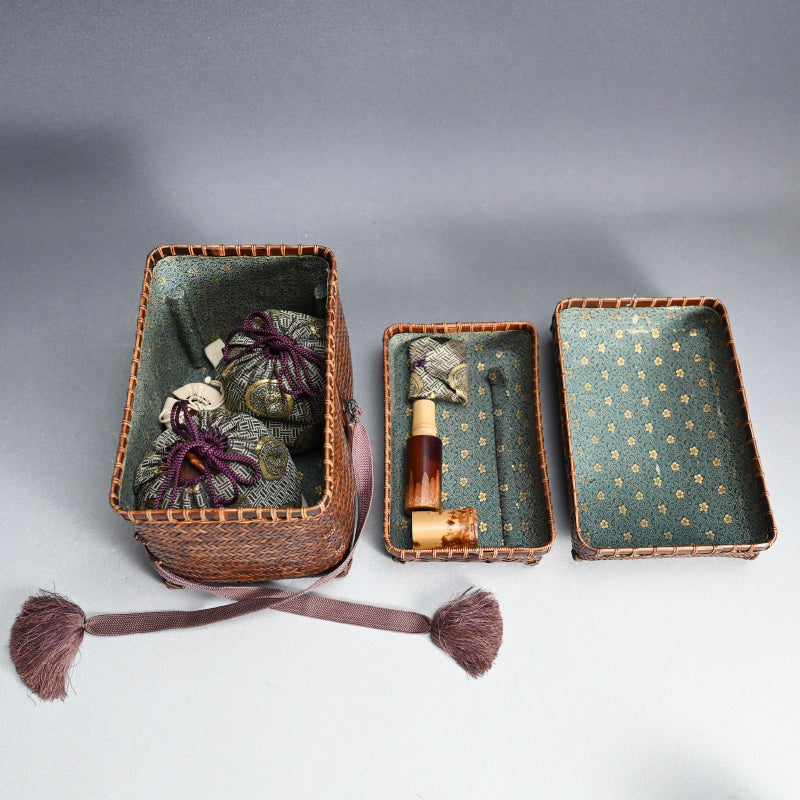 アンティーク竹煎茶セット ー中村宗悦