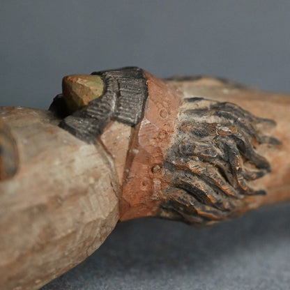 カエルの彫刻 ー宮本理三郎