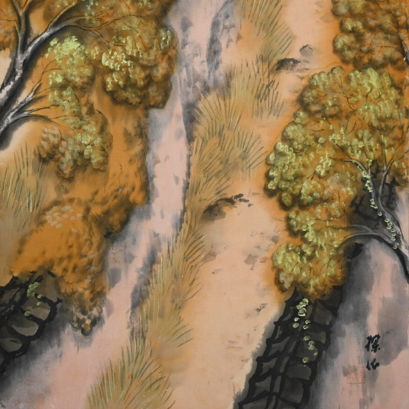 Taisho Style Hanging Scroll ー平井 楳仙 “奈良乃五月”