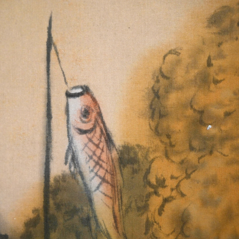 Taisho Style Hanging Scroll ー平井 楳仙 “奈良乃五月”