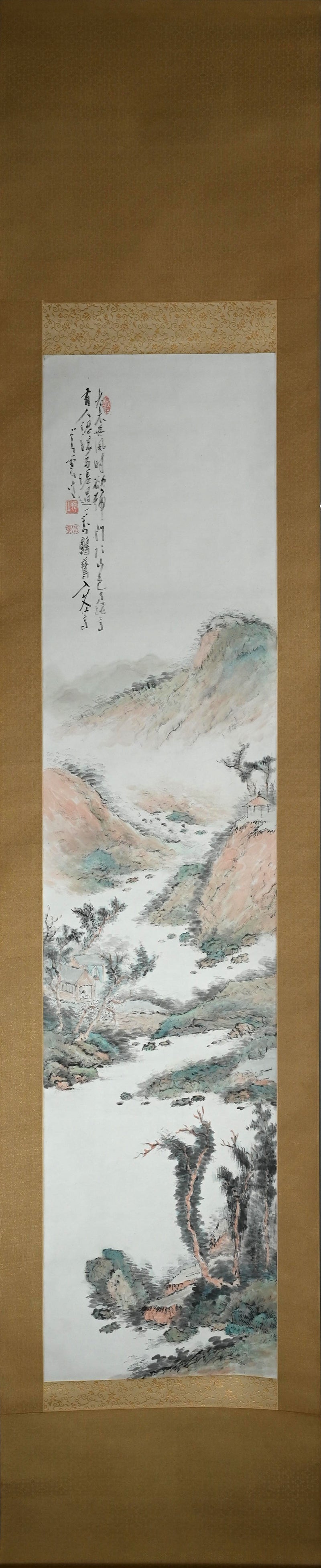 僧侶 ー橋本独山の傑作山水図 『間頂山色図』