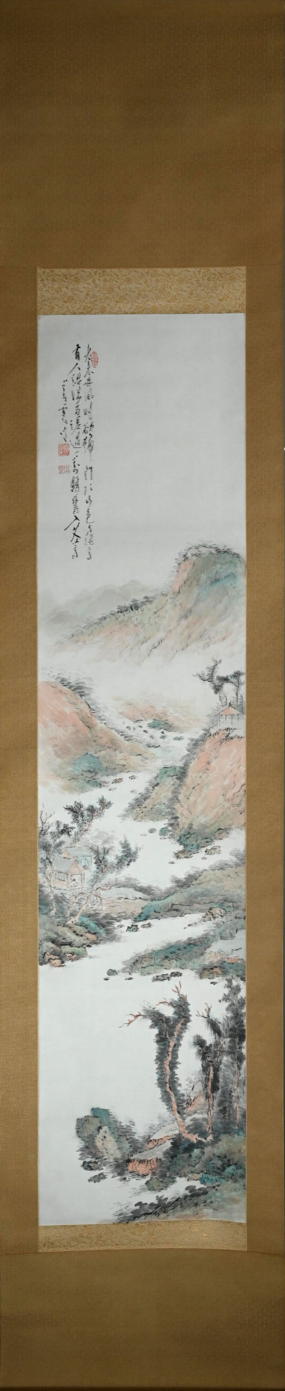 僧侶 ー橋本独山の傑作山水図 『間頂山色図』