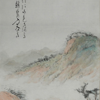 僧侶 ー橋本独山の傑作山水図 『間頂山色図』