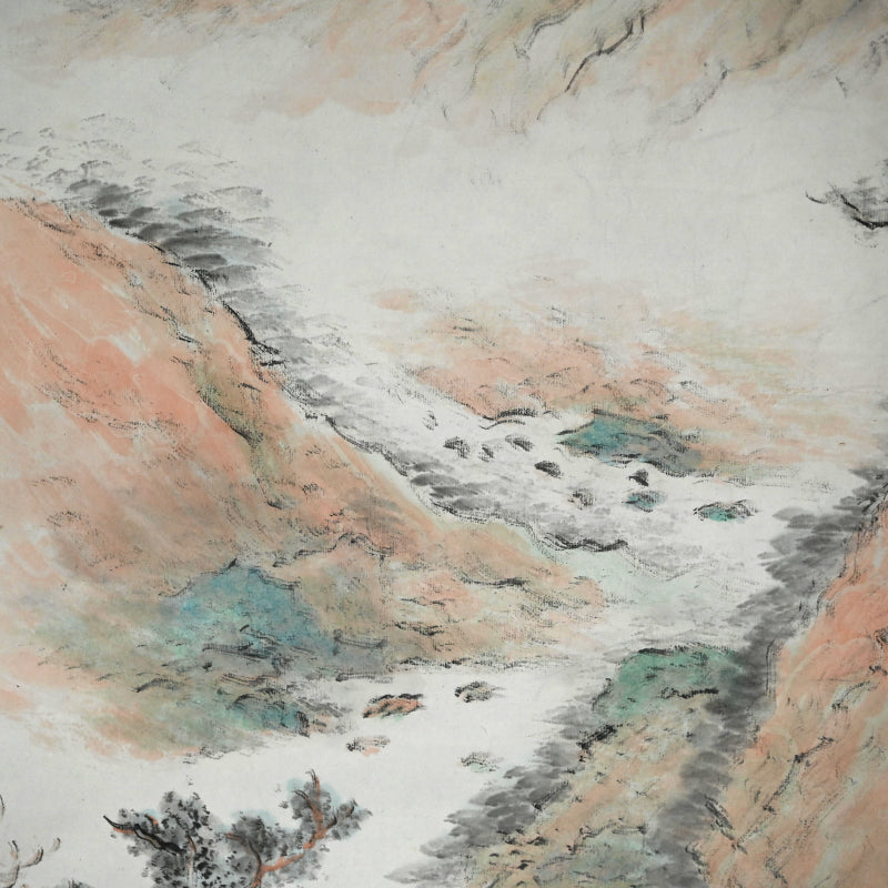 僧侶 ー橋本独山の傑作山水図 『間頂山色図』