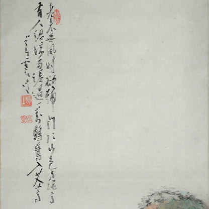 僧侶 ー橋本独山の傑作山水図 『間頂山色図』