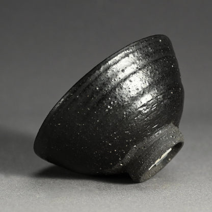 Black Glazed Chawan Tea Bowl ー重森 陽子 “黒釉 茶碗”