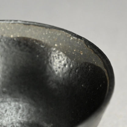 Black Glazed Chawan Tea Bowl ー重森 陽子 “黒釉 茶碗”