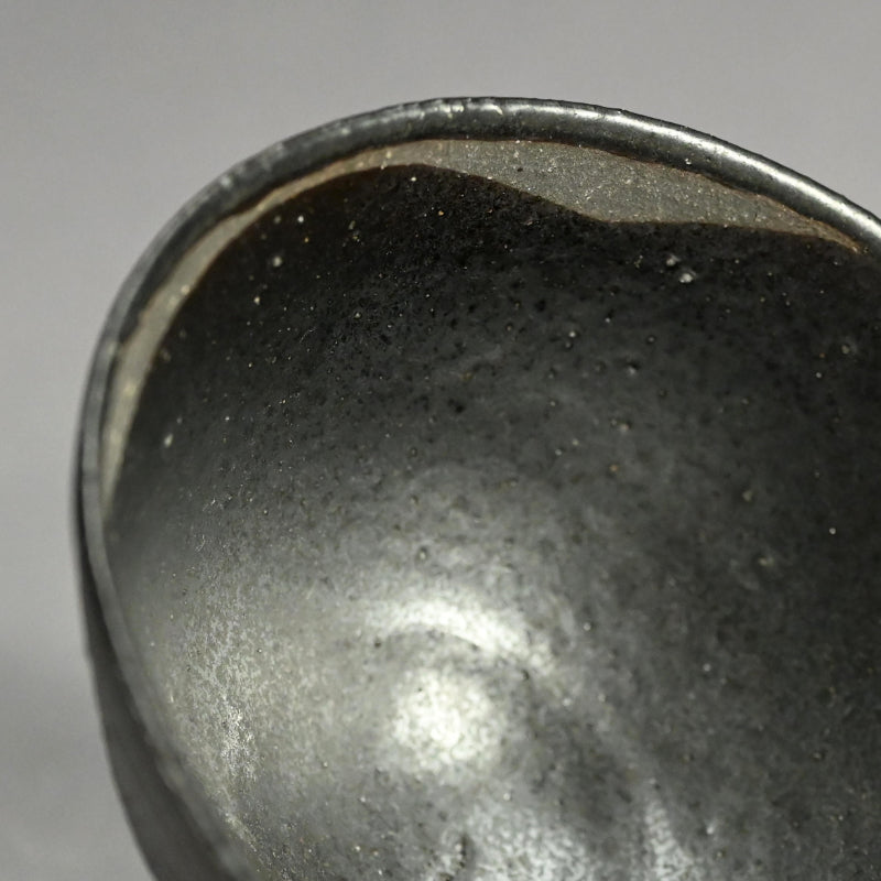 Black Glazed Chawan Tea Bowl ー重森 陽子 “黒釉 茶碗”