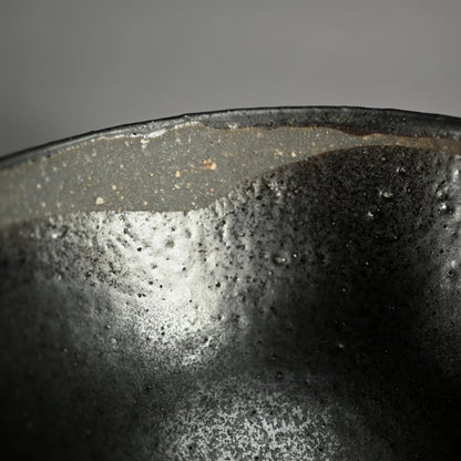 Black Glazed Chawan Tea Bowl ー重森 陽子 “黒釉 茶碗”