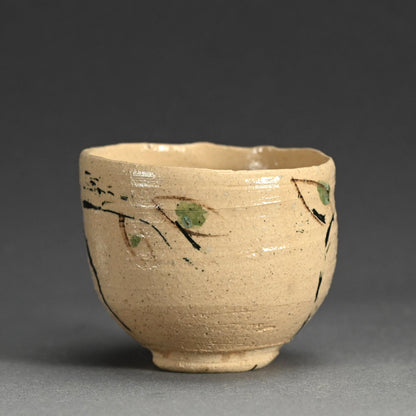 Green Springtime Chawan Tea Bowl ー重森 陽子 “新緑 茶碗”