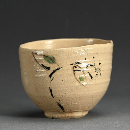 Green Springtime Chawan Tea Bowl ー重森 陽子 “新緑 茶碗”