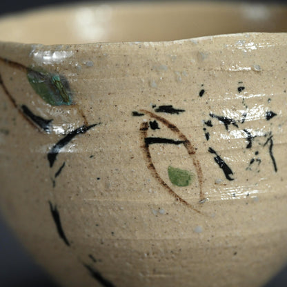 Green Springtime Chawan Tea Bowl ー重森 陽子 “新緑 茶碗”