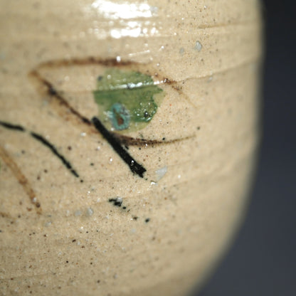 Green Springtime Chawan Tea Bowl ー重森 陽子 “新緑 茶碗”