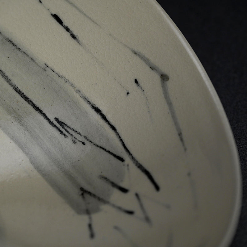 Quintessential Striated Bowl ー重森 陽子 “黒線抜絵 鉢”