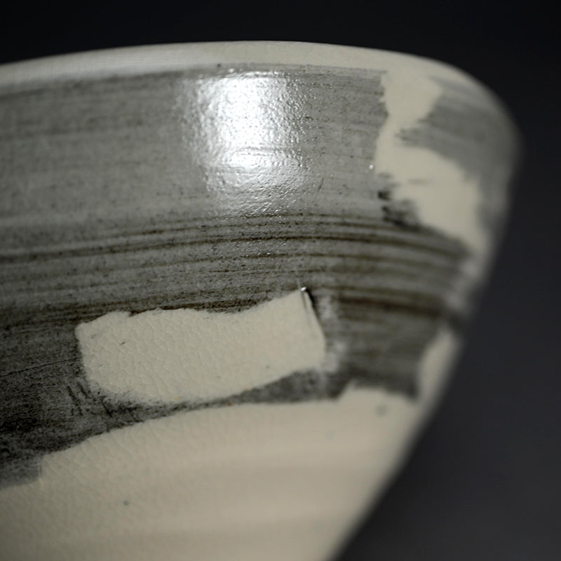 Quintessential Striated Bowl ー重森 陽子 “黒線抜絵 鉢”