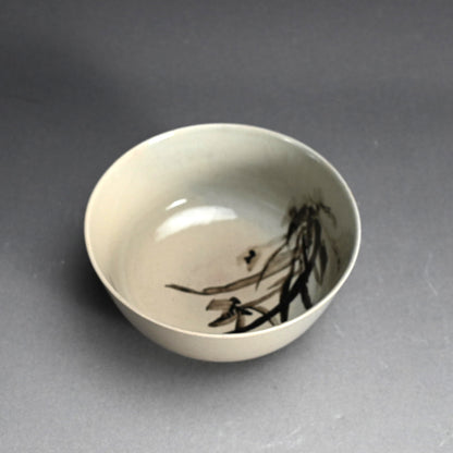 雲林院芳山と富岡鉄斎の陶鉢 ー雲林院寶山、富岡鉄斎「菓子鉢」