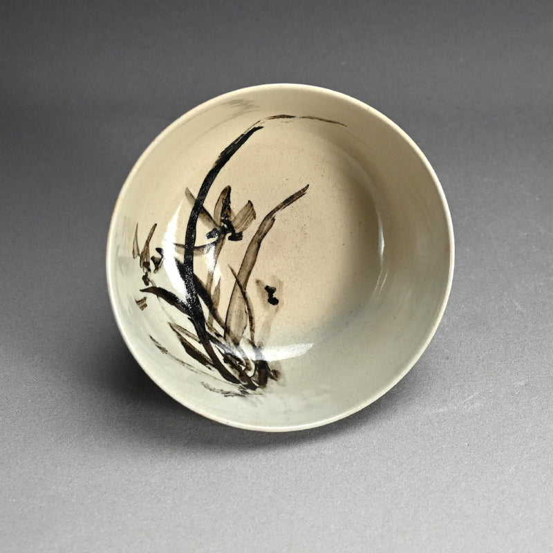 雲林院芳山と富岡鉄斎の陶鉢 ー雲林院寶山、富岡鉄斎「菓子鉢」