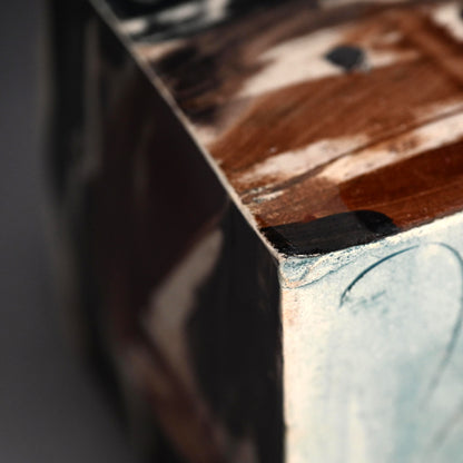 女性陶芸の先駆者 ー重森陽子のCUBE 「茶色のCUBE」