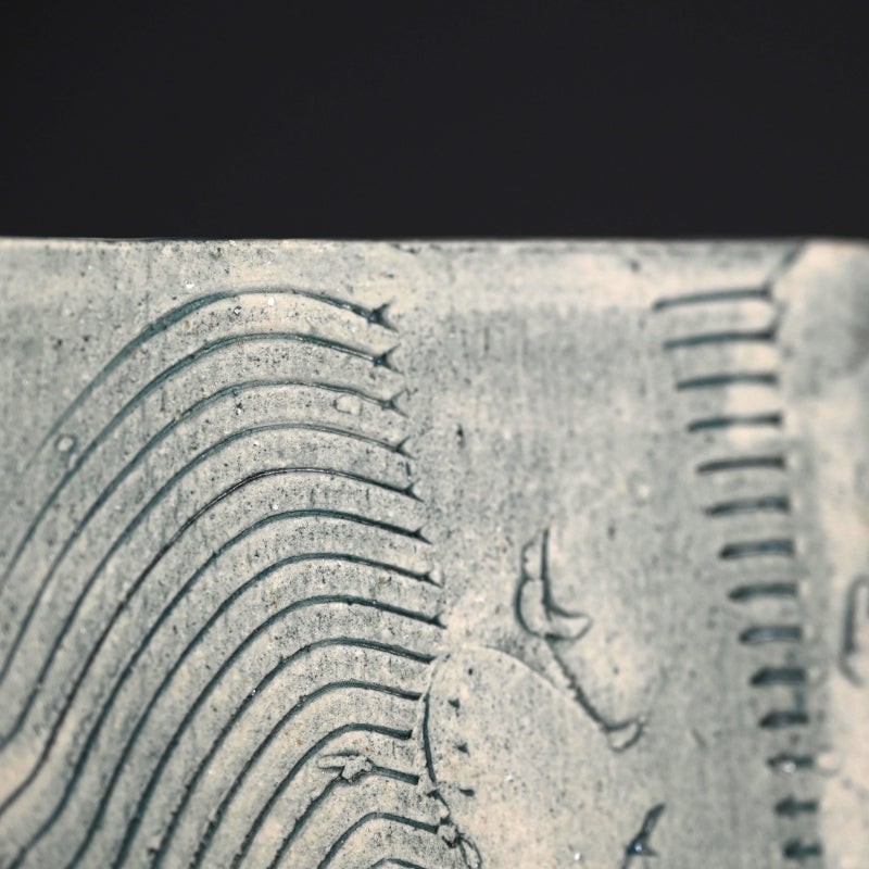 女性陶芸家 ー重森陽子のPale CUBE 「千点紋 CUBE」