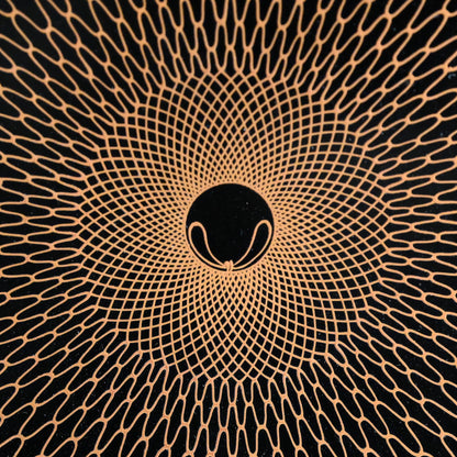 絶品モダン輪島慶塚塗盆 ー輪島塗 慶塚漆器工房「網目蒔絵盛器」