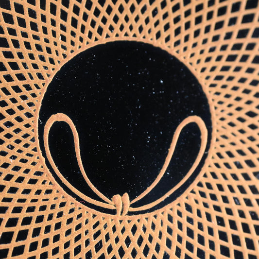 Exquisite Modern Wajima Keizuka Lacquer Tray ー輪島塗 慶塚漆器工房 “網目蒔絵 盛器”