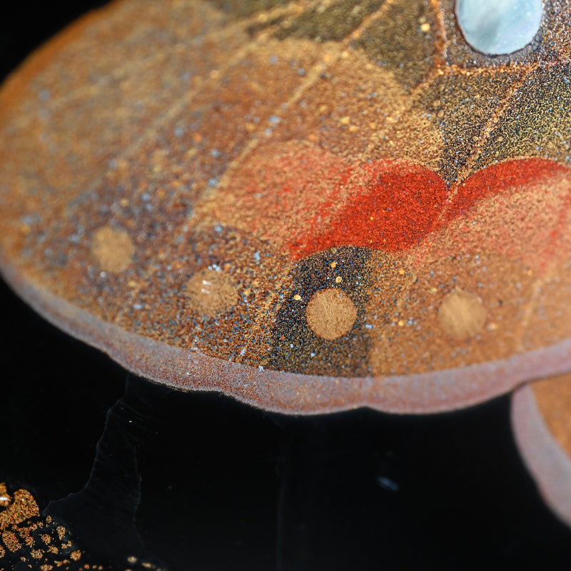 蝶付漆花瓶 ー井波唯志 「花器」