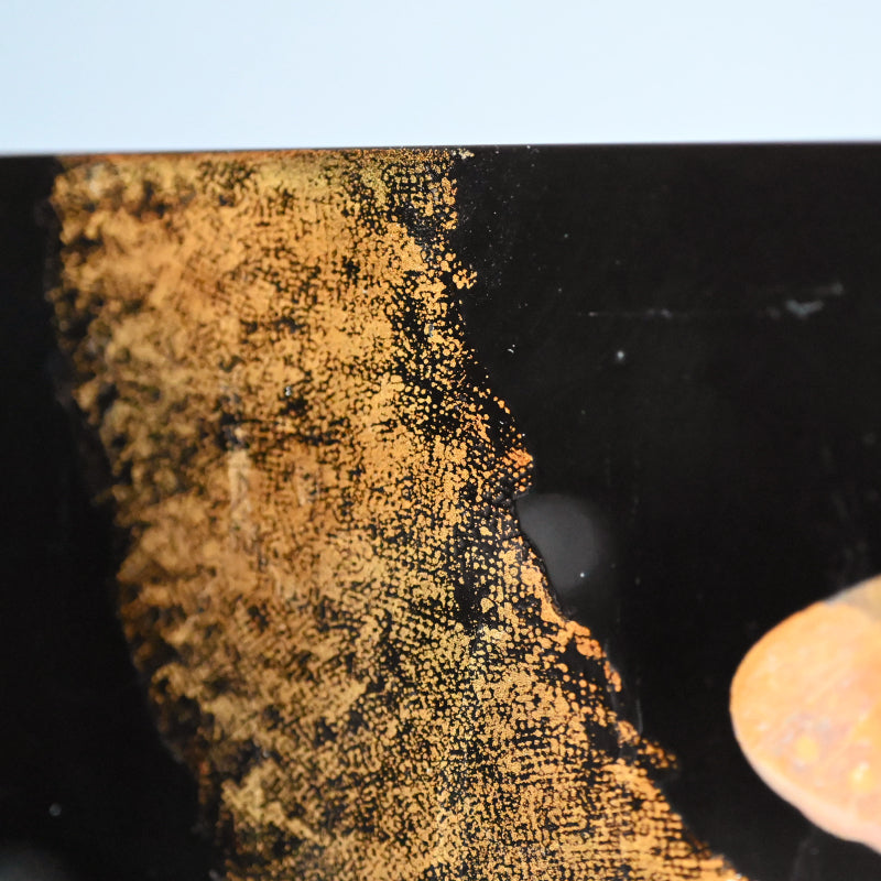 蝶付漆花瓶 ー井波唯志 「花器」