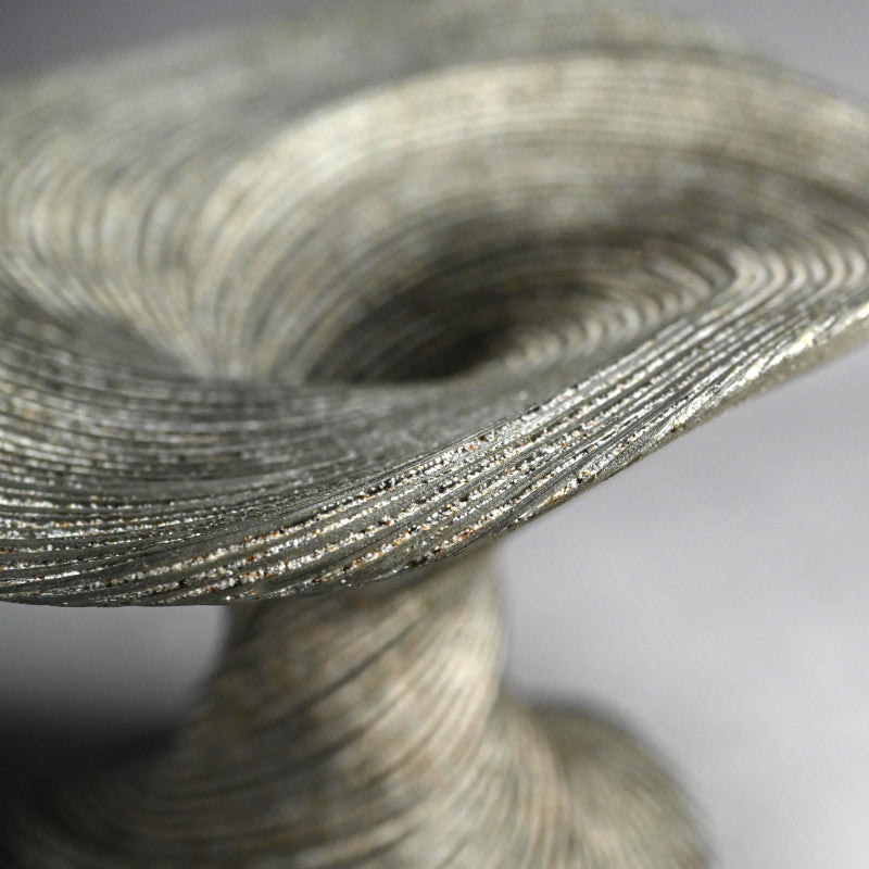 Rare Black Wave Vase ー崎山 隆之 “聴涛”