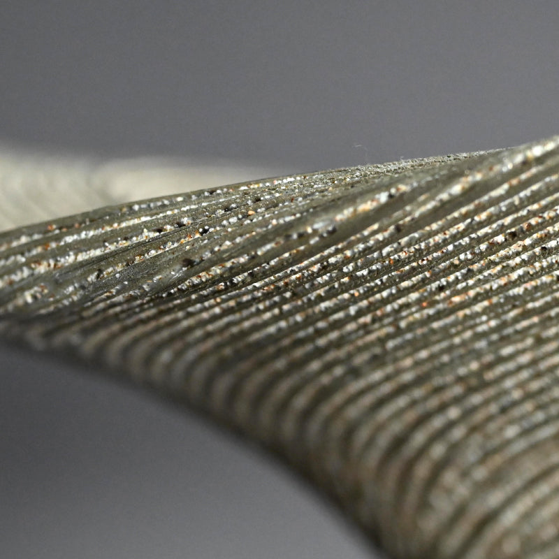 Rare Black Wave Vase ー崎山 隆之 “聴涛”