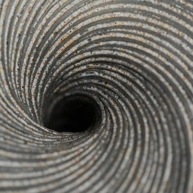 Rare Black Wave Vase ー崎山 隆之 “聴涛”